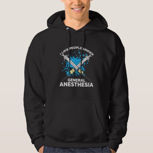 Anesthesiology For Anesthesiologist Nurse Anesthet Hoodie (Voorkant)