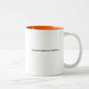 anesthesioloog anesthesiologie arts geschenken tweekleurige koffiemok