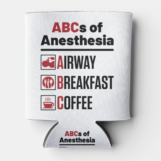 Anesthesioloog anesthesioloog Doctor Nurse Funny Blikjeskoeler (Voorkant)