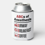 Anesthesioloog anesthesioloog Doctor Nurse Funny Blikjeskoeler (Blikje Achterkant)