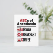 Anesthesioloog anesthesioloog Doctor Nurse Funny Briefkaart (Staand voorkant)