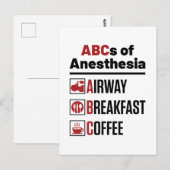 Anesthesioloog anesthesioloog Doctor Nurse Funny Briefkaart (Voorkant / Achterkant)
