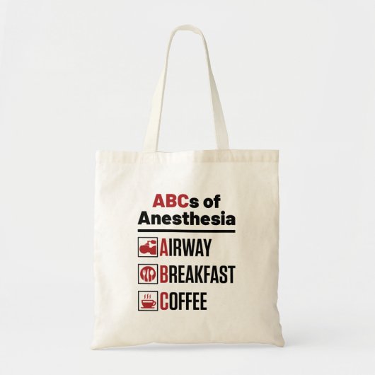 Anesthesioloog anesthesioloog Doctor Nurse Funny Tote Bag (Voorkant)