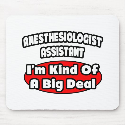 Anesthesioloog assistent .. belangrijk onderdeel muismat (Voorkant)