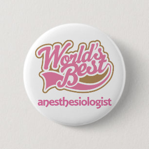 Anesthesioloog (Beste werelden) - Keepomwille Cade Ronde Button 5,7 Cm