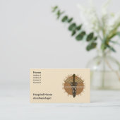 Anesthesioloog Caduceus Afsprakenkaartje (Staand voorkant)