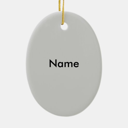 Anesthesioloog Caduceus Oval Ornament (Achterkant)