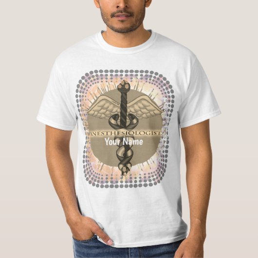 Anesthesioloog Caduceus t-shirt (Voorkant)