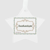 Anesthesioloog - Classy Ornament (achterkant)