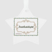 Anesthesioloog - Classy Ornament (voorkant)