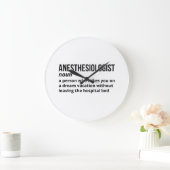 Anesthesioloog Definitie - Doctor Gift Grote Klok (Huis)