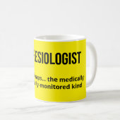 Anesthesioloog Definition Gift Mok (Voorkant rechts)