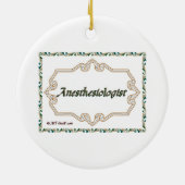 Anesthesioloog Doctor Ornament (Achterkant)