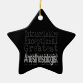 Anesthesioloog Extraordinaire Keramisch Ornament (Voorkant)
