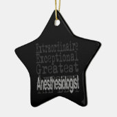 Anesthesioloog Extraordinaire Keramisch Ornament (Links)