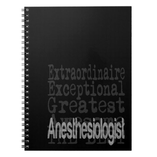 Anesthesioloog Extraordinaire Notitieboek (Voorkant)