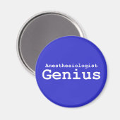 Anesthesioloog Genius Gifts Magneet (Voorkant / Achterkant)