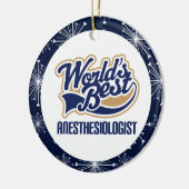 Anesthesioloog Gift Ornament (Links)