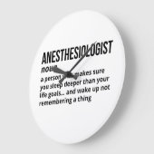 Anesthesioloog - Grappige definitie Gift Grote Klok (Hoek)