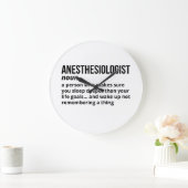 Anesthesioloog - Grappige definitie Gift Grote Klok (Huis)