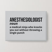 Anesthesioloog Humor Button (Voorkant)