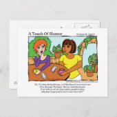 Anesthesioloog Massage Comic "A Touch Humor" Briefkaart (Voorkant / Achterkant)