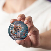 Anesthesioloog medisch doktersgeschenk ronde button 7,6 cm