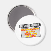 Anesthesioloog...Meer dan baan, manier van leven Magneet (Voorkant / Achterkant)