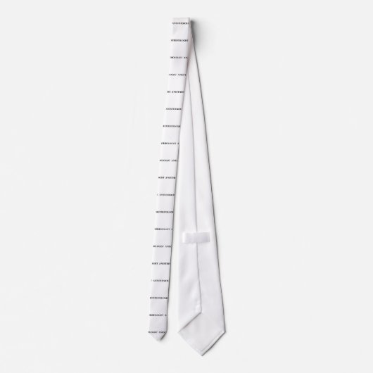 anesthesioloog stropdas (Achterkant)