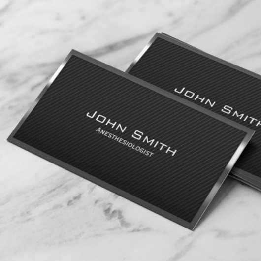 Anesthesioloog Visitekaartje koolstofvezel