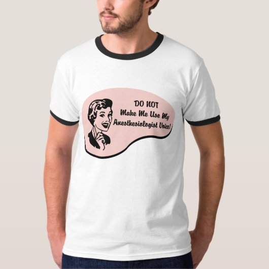 Anesthesioloog Voice T-shirt (Voorkant)