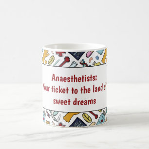 Anesthesist medische woordspeling arts patroon cad koffiemok