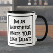 Anesthesist Super Talent. Mok met twee toonkoffie