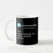 anesthesist verdediging grappig cadeauidee koffiemok (Links)