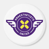Anesthesisten verenigde badge magneet (Voorkant)