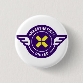 Anesthesisten verenigen badge ronde button 3,2 cm
