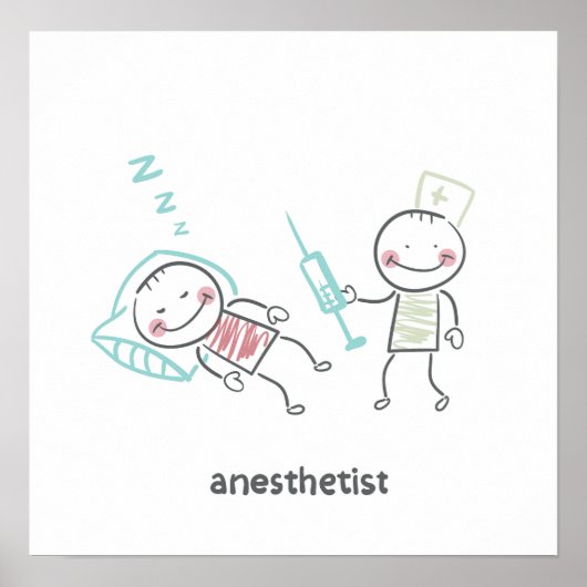 Anesthetisch Poster (Voorkant)