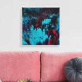 Anetka abstract doekje. canvas afdruk (Insitu (Woonkamer))