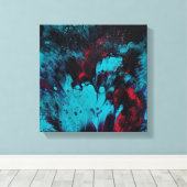 Anetka abstract doekje. canvas afdruk (Insitu (Houten vloer))