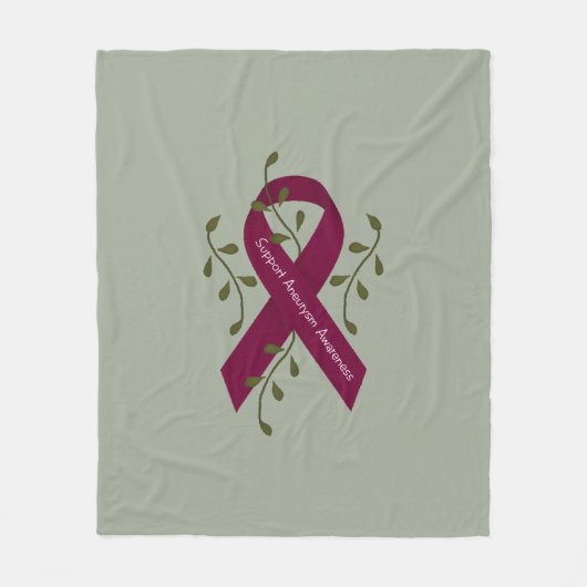 Aneurysm Awareness Fleece Blanket (Voorkant)