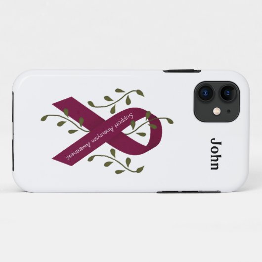 Aneurysm Awareness iPhone 11 Hoesje (Achterkant (horizontaal))