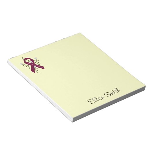 Aneurysm Awareness Notepad Notitieblok (Schuin)