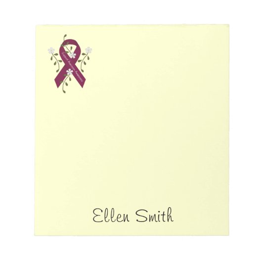 Aneurysm Awareness Notepad Notitieblok (Voorkant)