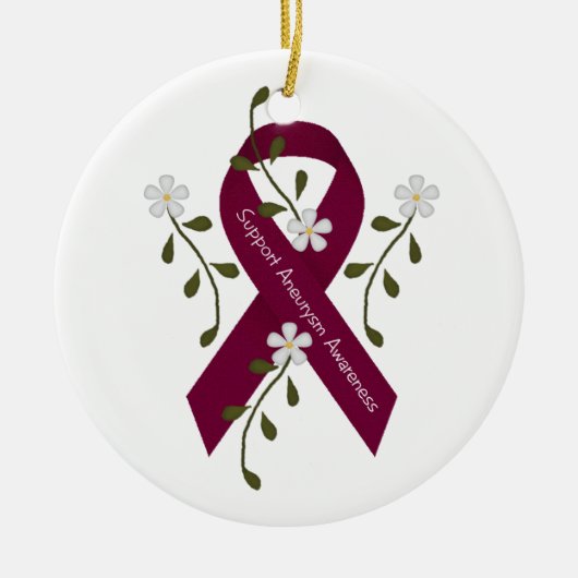 Aneurysm Awareness Ornament (Voorkant)