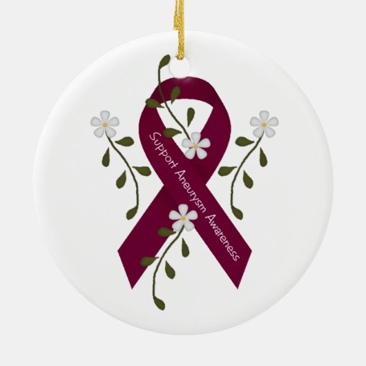 Aneurysm Awareness Ornament (Achterkant)