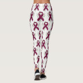 Aneurysm Awareness Ribbon Leggings (Achterkant)