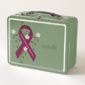 Aneurysm Awareness Ribbon Lunch Box (Voorkant)