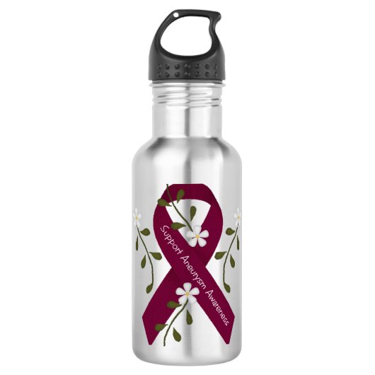 Aneurysm Awareness Water Flacon Waterfles (Voorkant)