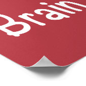 Aneurysm Butterfly Awareness Ribbon Poster (Hoek)