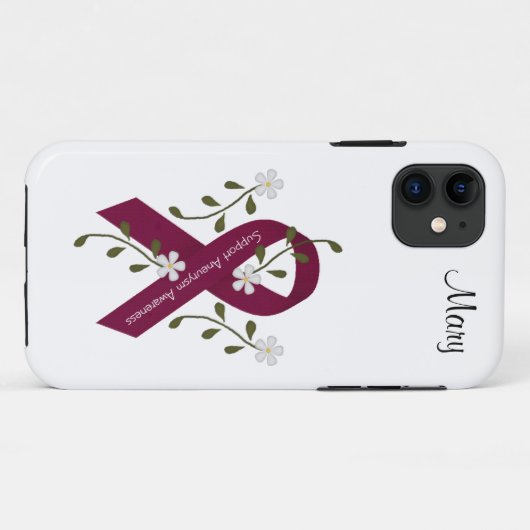 Aneurysma Awareness Aangepaste iPhone Case-Mate iPhone Case (Achterkant (horizontaal))